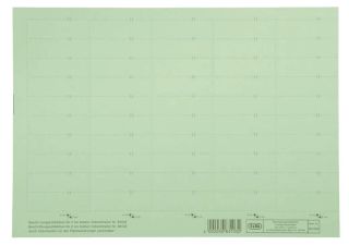 vertic® Beschriftungsschild für Registratur, 58 x 18 mm, grün, 50 Stück, 1 St.