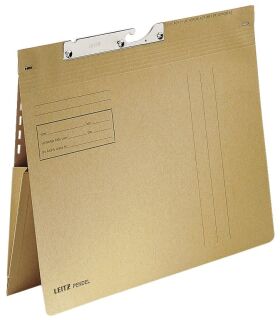 2111 Pendelhefter Combi mit Dehntasche - kfm. Heftung, Natronkarton (RC), naturbraun, 50 St.