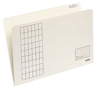 2433 Einstellmappe einfach, vertikal, Gitterdruck, Kraftkarton, chamois, 100 St.