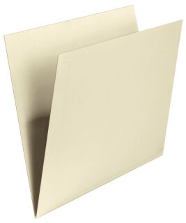 Einstellmappe mit Schreibrand chamois, Kraftkarton, 180 g/qm, 100 St.
