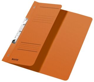 3744 Schlitzhefter, 1/2-Vorderdeckel, A4, kfm. Heftung, Manilakarton 250 g/qm, orange, 1 St.