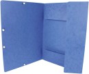 Eckspanner - Karton A4 mit Gummizug blau, 1 St.