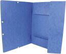 Eckspanner - Karton A4 mit Gummizug blau, 1 St.