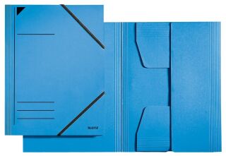 3981 Eckspannermappe - A4, 250 Blatt, Pendarec-Karton (RC), blau, 1 St.