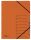 Ordnungsmappe EASY - 7 Fächer, A4, Pressspan, 265 g/qm, orange, 1 St.