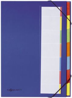 Deskorganizer - 7 Fächern, blau, 1 St.