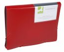Fächermappe - 13 Taschen, 250 Blatt, PP, rot, 1 St.