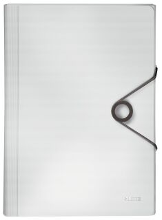 4579 Fächermappe Solid - 6 Fächer, A4, 250 Blatt, PP, weiß, 1 St.