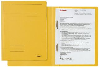 3003 Schnellhefter Fresh - A4, 250 Blatt, kfm. Heftung, Karton (RC), gelb, 1 St.