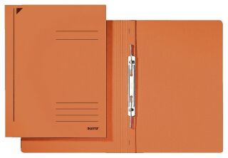 3040 Spiralhefter - A4, 250 Blatt, kfm. Heftung, Recycling-Karton, orange, 1 St.