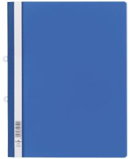 Sichthefter mit Abheftschieber - Hartfolie, 0,16 mm, A4 überbreit, blau, 1 St.
