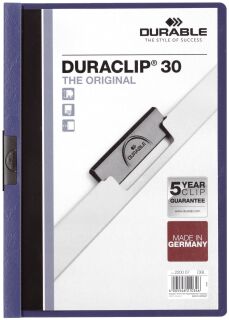 Klemm-Mappe DURACLIP® 30 - A4, dunkelblau, 1 St.