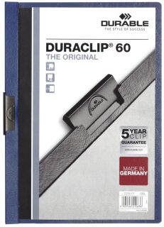 Klemm-Mappe DURACLIP® 60 - A4, dunkelblau, 1 St.