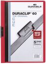 Klemm-Mappe DURACLIP® 60 - A4, rot, 1 St.