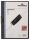 Klemm-Mappe DURAQUICK® - Weich-/Hartfolie, 20 Blatt, transparent/dunkelblau, 1 St.