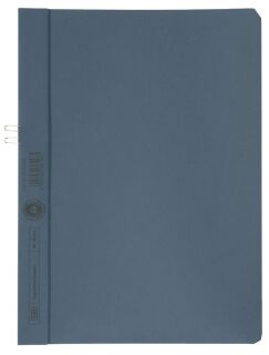 Klemmhandmappe ohne Deckel - A4, 10 Blatt, Manilakarton (RC), blau, 1 St.