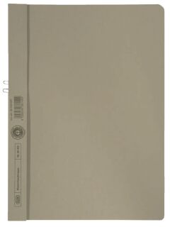 Klemmhandmappe ohne Deckel - A4, 10 Blatt, Manilakarton (RC), grau, 1 St.