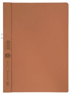 Klemmhandmappe ohne Deckel - A4, 10 Blatt, Manilakarton (RC), orange, 1 St.