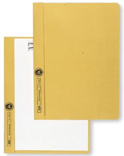 Klemmhandmappe ohne Deckel - A4, 10 Blatt, Manilakarton (RC), rot, 1 St.