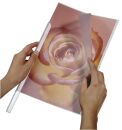 Klemmschienen - A4, 60 Blatt, transparent, 100 Stück, 1 St.
