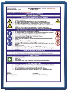 Sichttafel SHERPA® PANEL A4, dunkelblau, 1 St.
