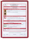 Sichttafel SHERPA® PANEL A4, rot, 1 St.