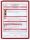 Sichttafel SHERPA® PANEL A4, rot, 1 St.