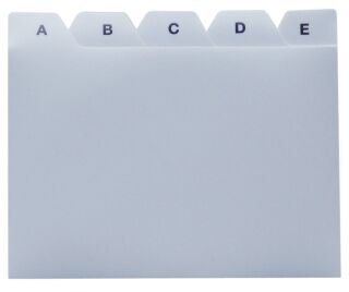 Leitregister PP - A7 quer, grau, 1 St.