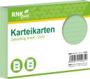 Karteikarten - DIN A6, liniert, grün, 100 Karten, 1 St.