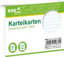 Karteikarten - DIN A7, kariert, weiß, 100 Karten, 1 St.