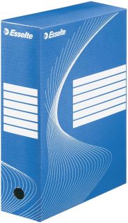 Archiv-Schachtel - DIN A4, Rückenbreite 10 cm, blau , 1 St.