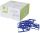 E-Clip Archivbinder - 8 cm, 100 Stück, blau, 1 St.
