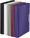 3957 Fächermappe Style - A4, 6 Fächer, PP, satin schwarz, 1 St.