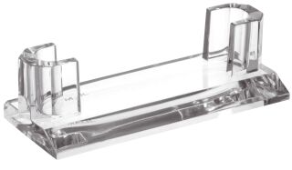 Acryl Visitenkarten-Halter - ca. 35 Karten, 110 x 44 x 32 mm, glasklar, 1 St.