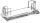 Acryl Visitenkarten-Halter - ca. 35 Karten, 110 x 44 x 32 mm, glasklar, 1 St.
