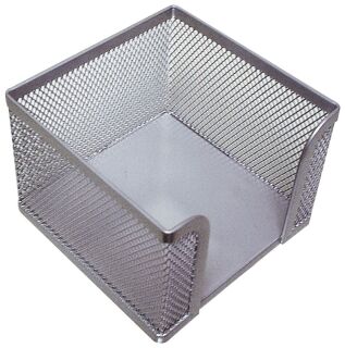 Zettelbox Metalldraht - silber, 1 St.