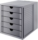 Schubladenbox SYSTEMBOX KARMA - A4/C4, 5 geschlossene...