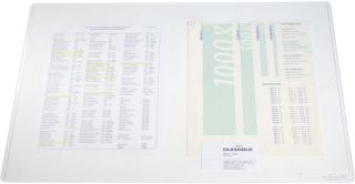 Schreibunterlage DURAGLAS® - 530 x 400 mm, transparent, 1 St.