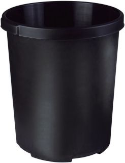 Großpapierkorb KLASSIK XXL - 50 Liter, rund, extra stabil, schwarz, 1 St.