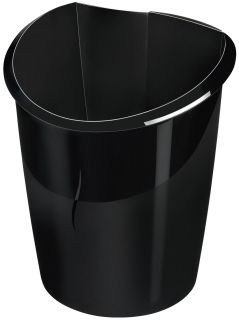 Papierkorb Ellypse - schwarz, 15 Liter, 1 St.
