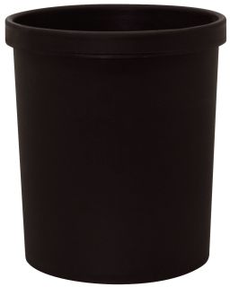 Sicherheitspapierkorb, 18 Liter - schwarz, Ø min/max: 250/290 / 330 mm hoch, 1 St.