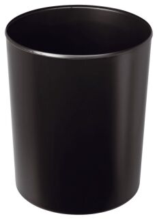 Sicherheitspapierkorb - 20 Liter, flammhemmend, schwarz, 1 St.