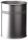 Papierkorb Metall rund 15 Liter, P 30mm, metallic silber, 1 St.