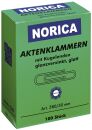 Aktenklammern mit Kugelenden - 50 mm glatt, verzinkt, 100...