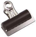 Briefklemmer - 75 mm, Klemmvolumen 20 mm, schwarz, 10...