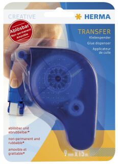 1067 Klebespender Transfer - 15 m, ablösbar, blau, 1 St.