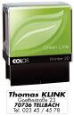 Printer 20 Green Line - max . 4 Zeilen, 14 x 38 mm, 1 St.