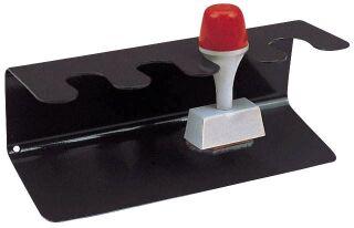 Stempelträger - gerade, 156 x 60 x 65 mm, schwarz, für 4 Stempel, 1 St.