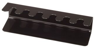 Stempelträger - gerade, 225 x 60 x 65 mm, schwarz, für 6 Stempel, 1 St.