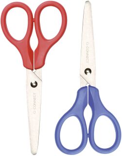 Bastelschere - 13 cm, farbig sortiert, 1 St.